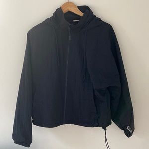 VS PINK black raincoat